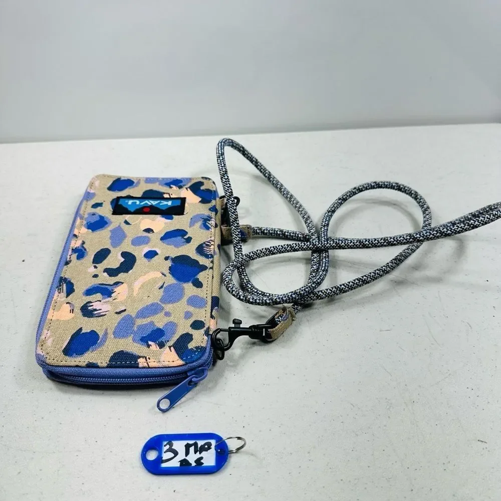 KAVU Go Time Wallet ~ Blue Panthera